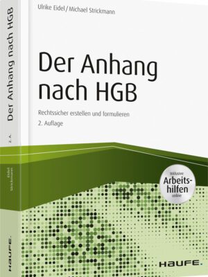 Der Anhang nach HGB - inkl. Arbeitshilfen online