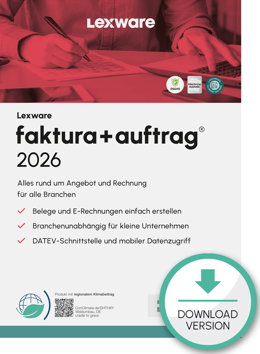 LEXWARE Faktura & Auftrag 2026