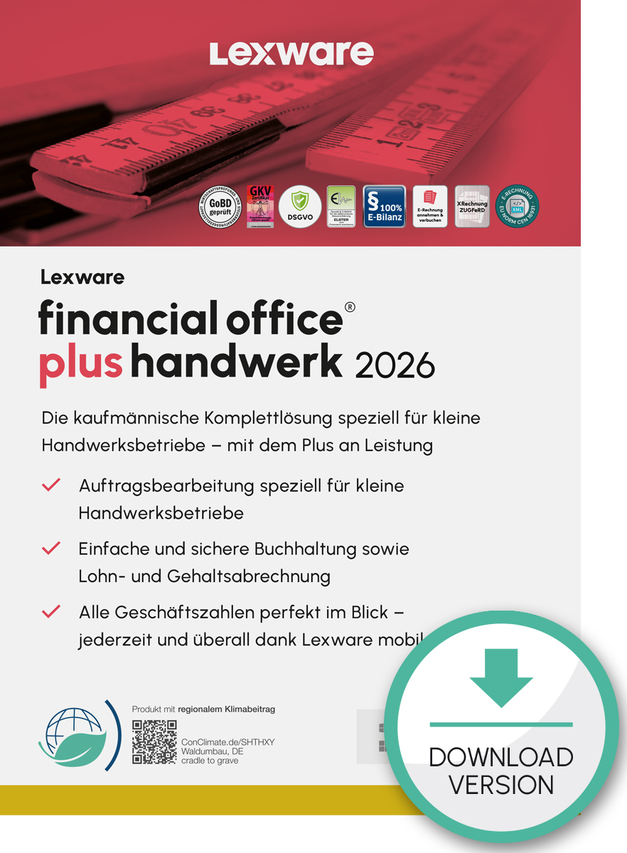 LEXWARE Financial Office Handwerk 2026
